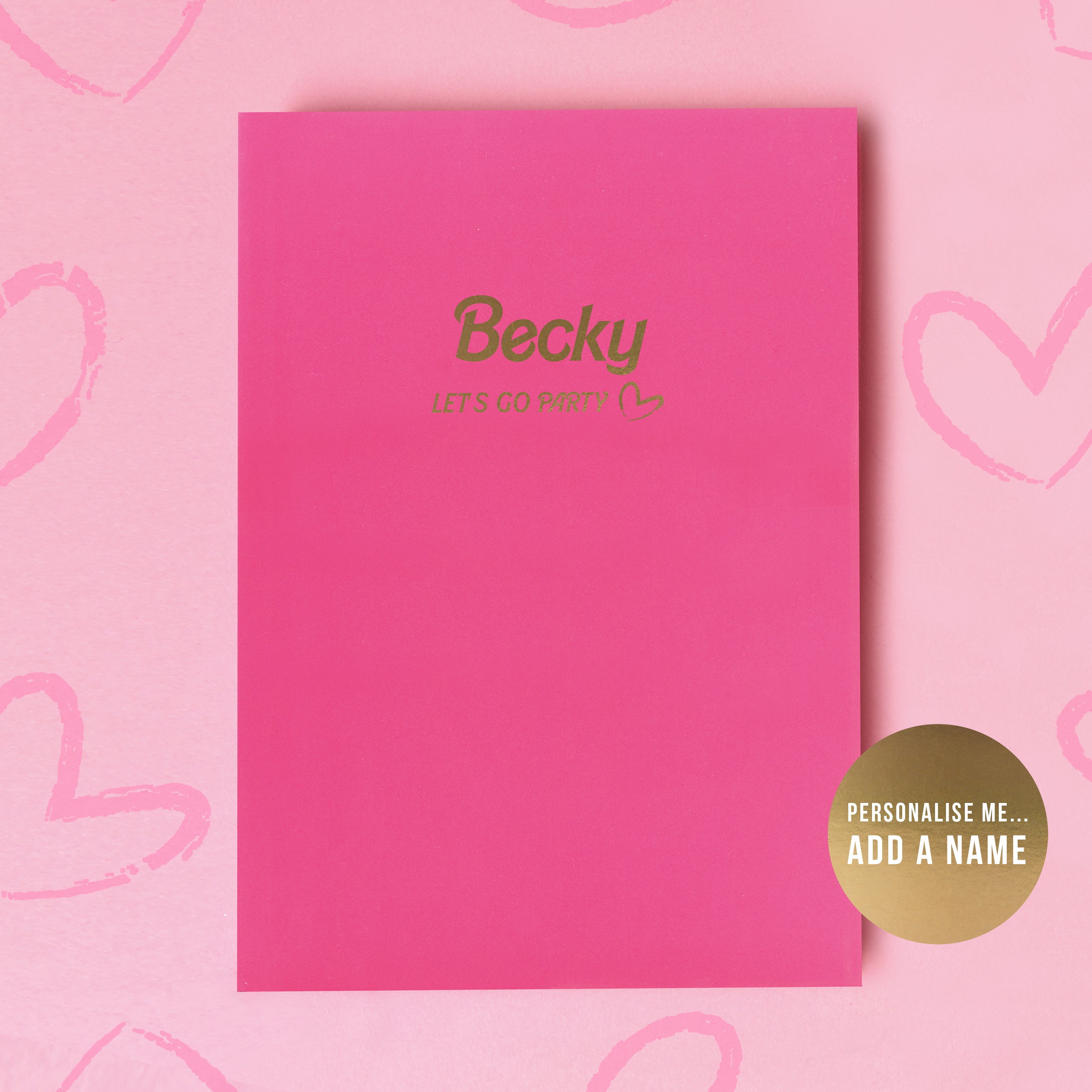 Personalised A5 Notebook 