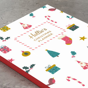 Personalised Christmas Planner Journal | Personalisation Gift for Her