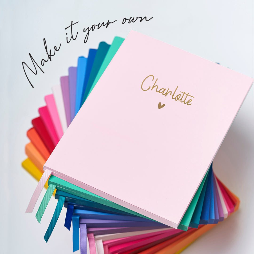 Personalised Notebook | Add a name | Available in 11 colours