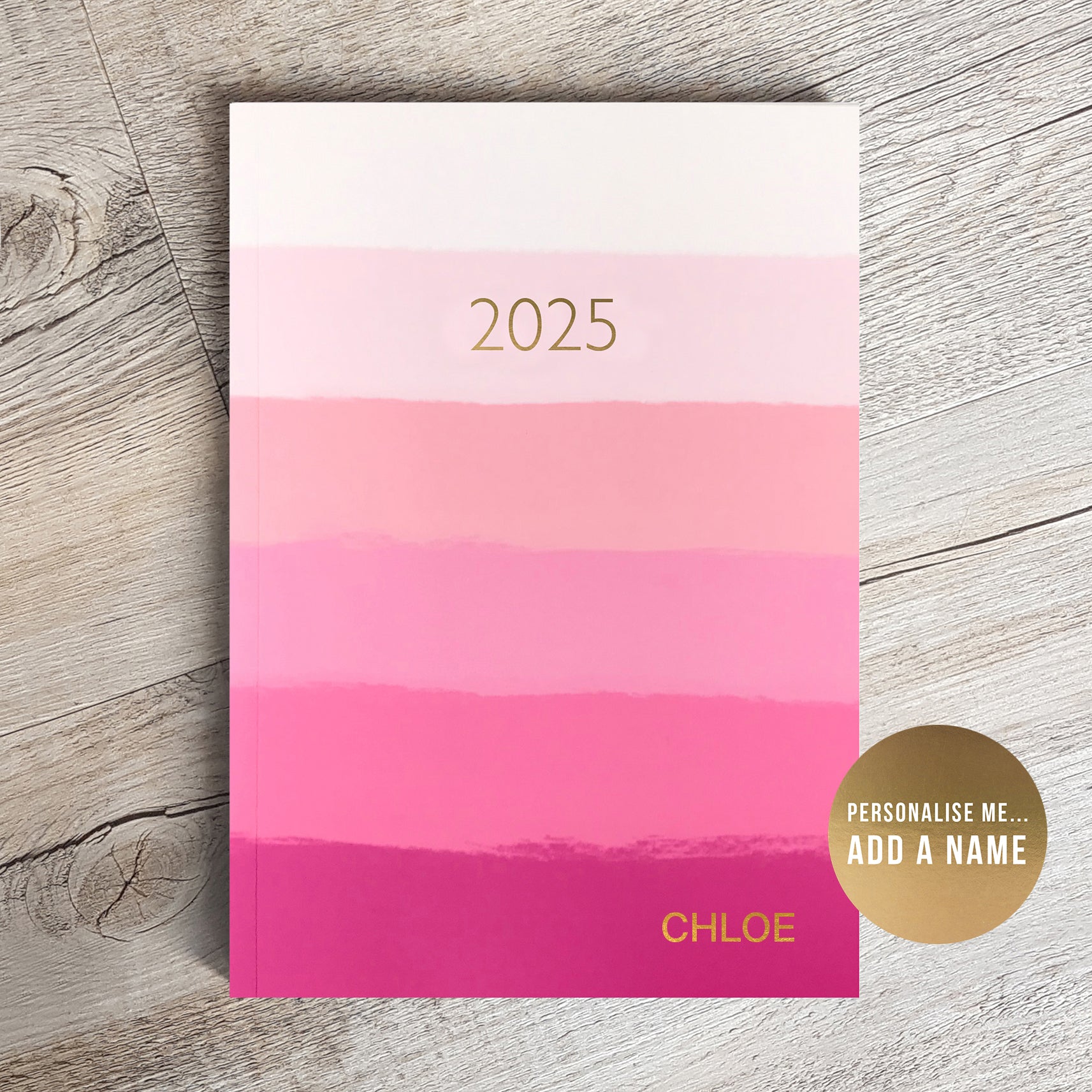 Personalised Weekly Diary Planner | "24/25" | "365" | "2025" | "Busy Busy Busy" | Undated Start Anytime | Week to view | Personalised Gift for Her