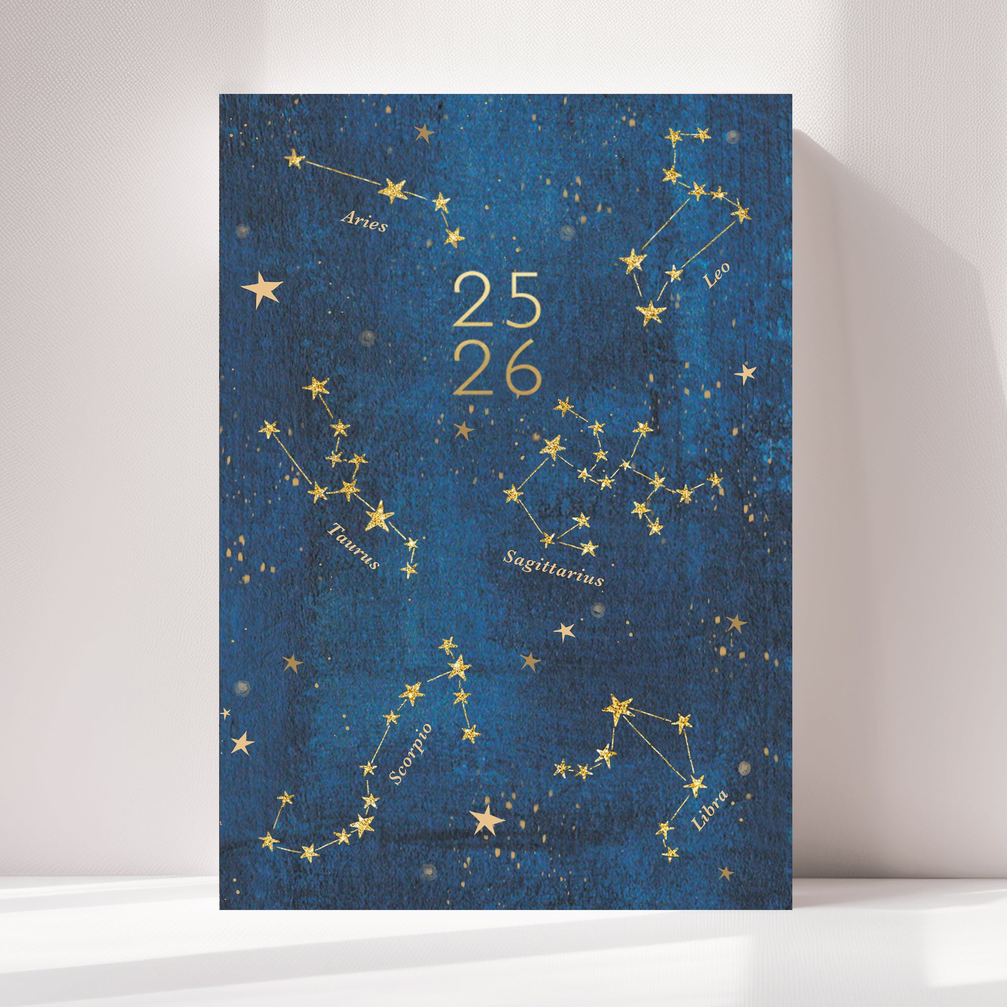 Weekly Diary Planner "Diary" | Undated Start Anytime | Week to view | Zodiac Star sign | Gift for Her