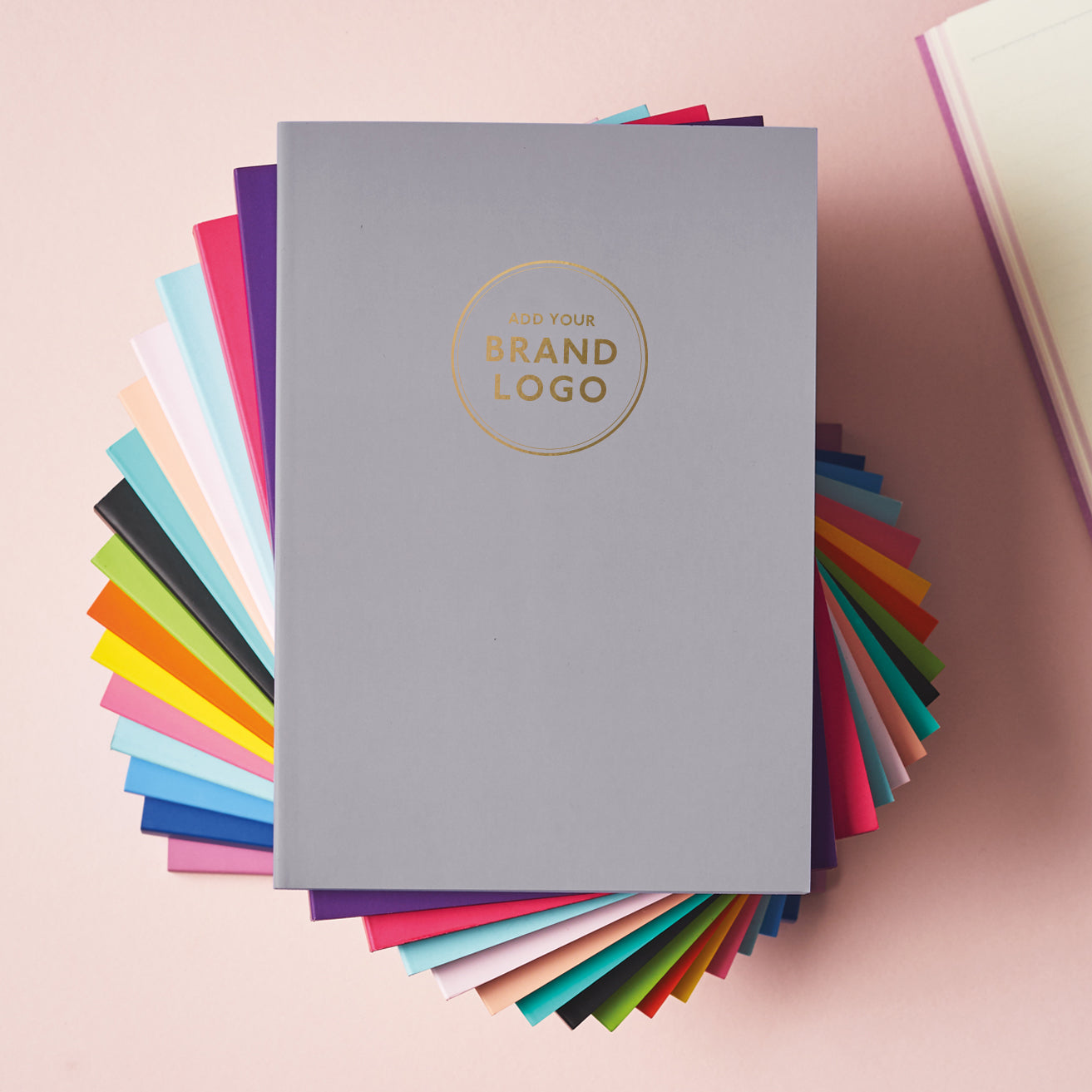 Corporate Event A5 Personalised Premium Lined Notebook - Add your brand logo | Perfect for Event days | Trade shows | Conferences