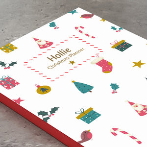 Personalised Christmas Planner Journal | Personalisation Gift for Her