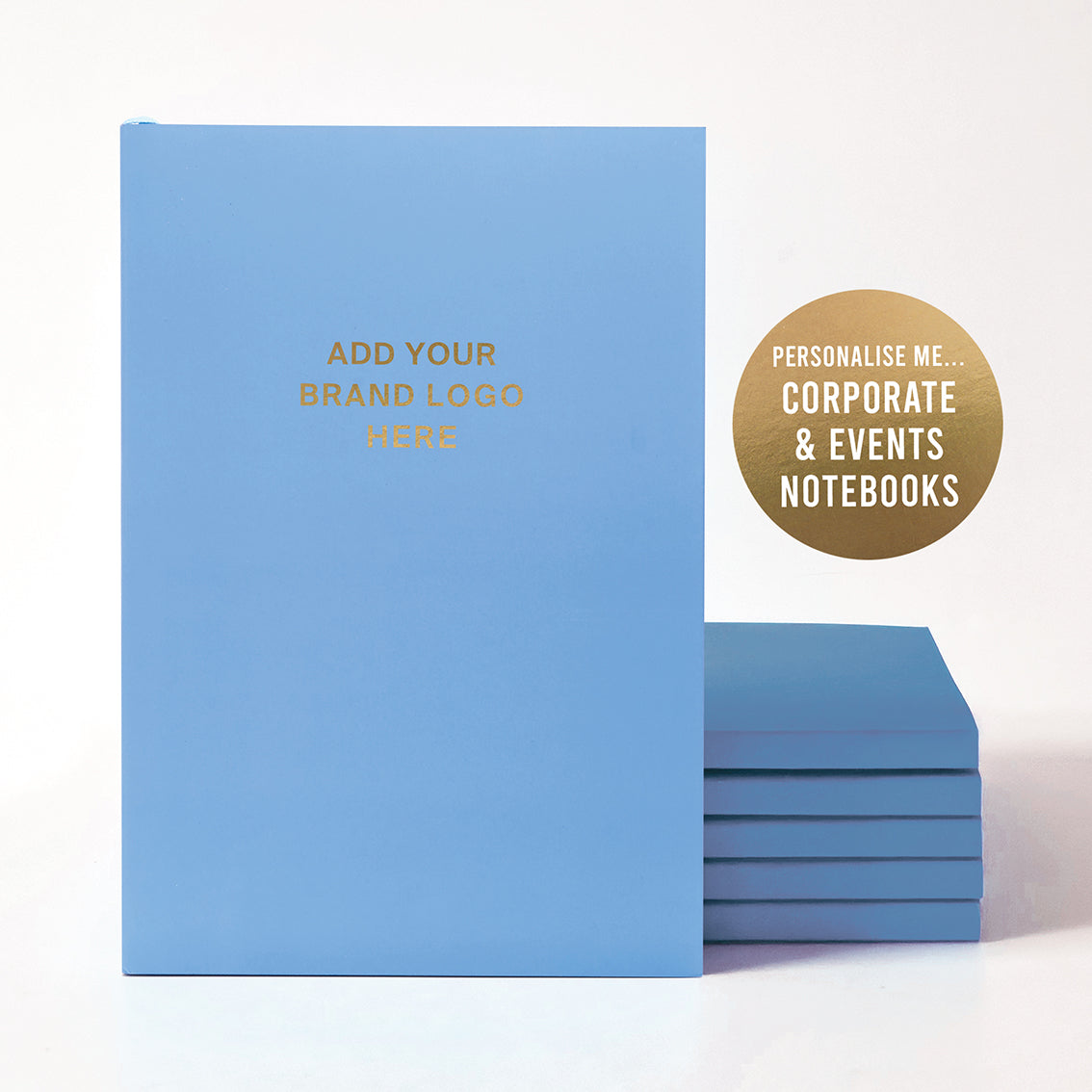 Corporate Event A5 Personalised Premium Lined Notebook - Add your brand logo | Perfect for Event days | Trade shows | Conferences