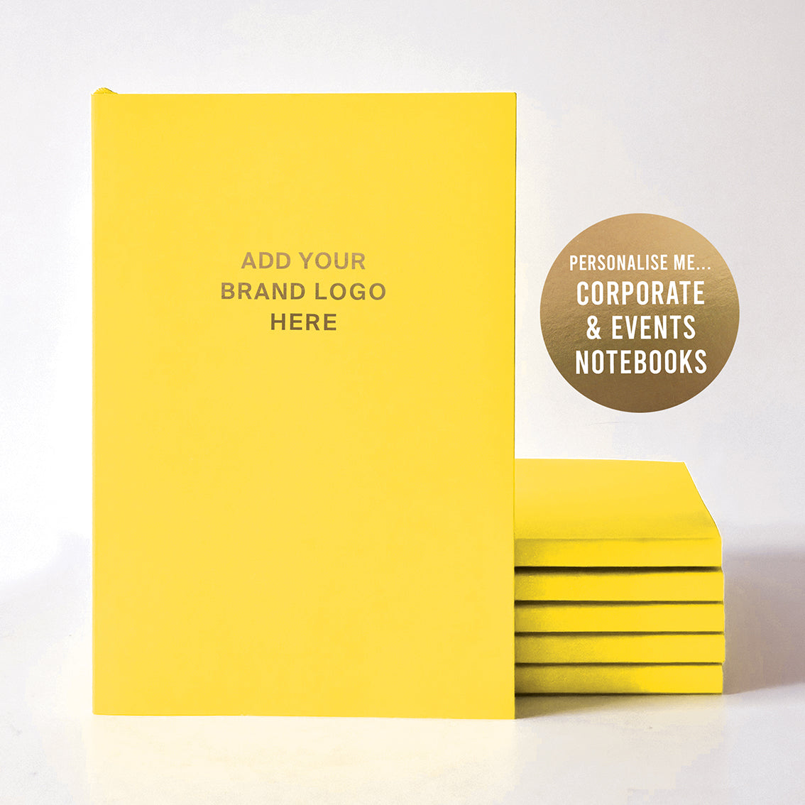 Corporate Event A5 Personalised Premium Lined Notebook - Add your brand logo | Perfect for Event days | Trade shows | Conferences