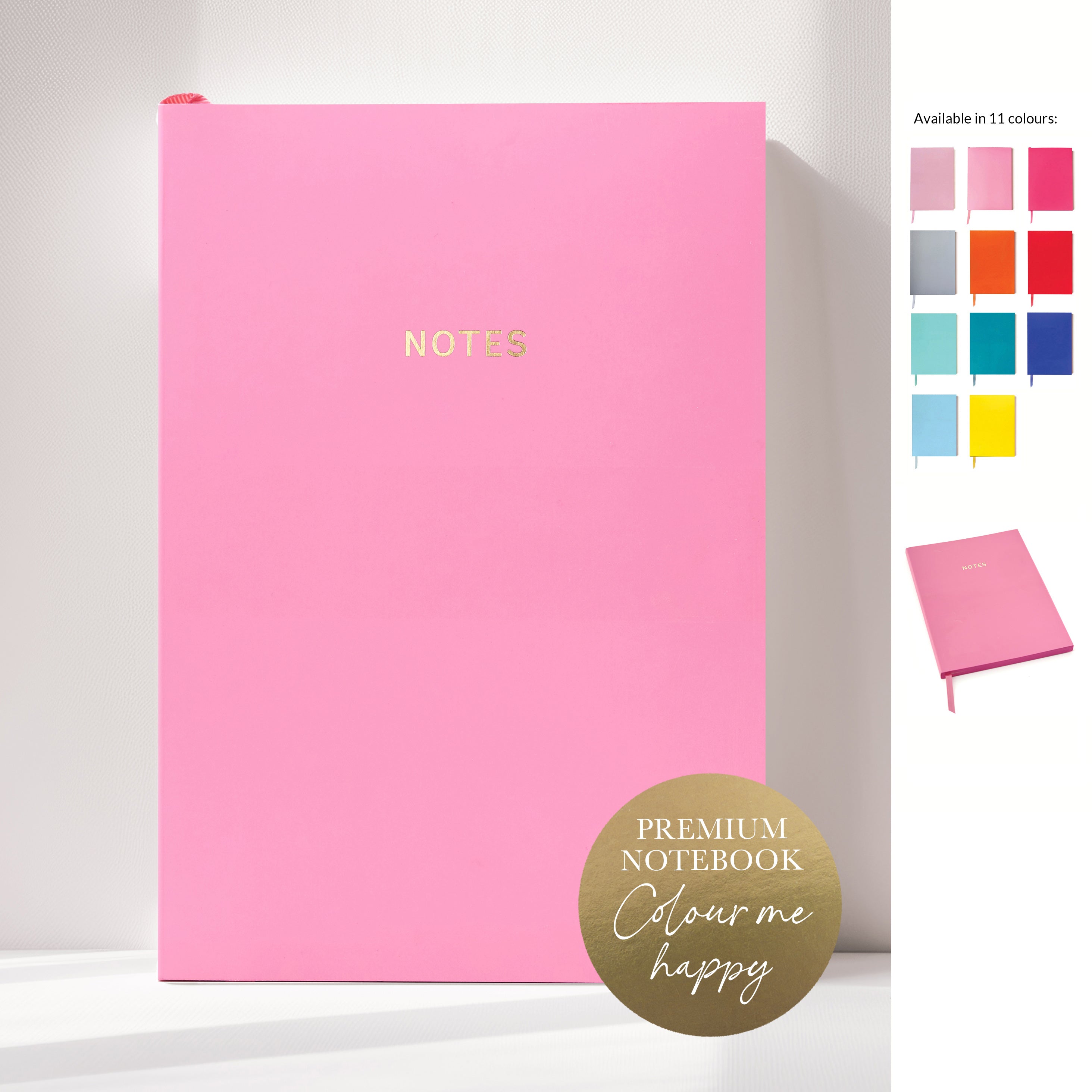 A5 Premium Notebook | Available in 11 colours | A5, 160 Lined Pages
