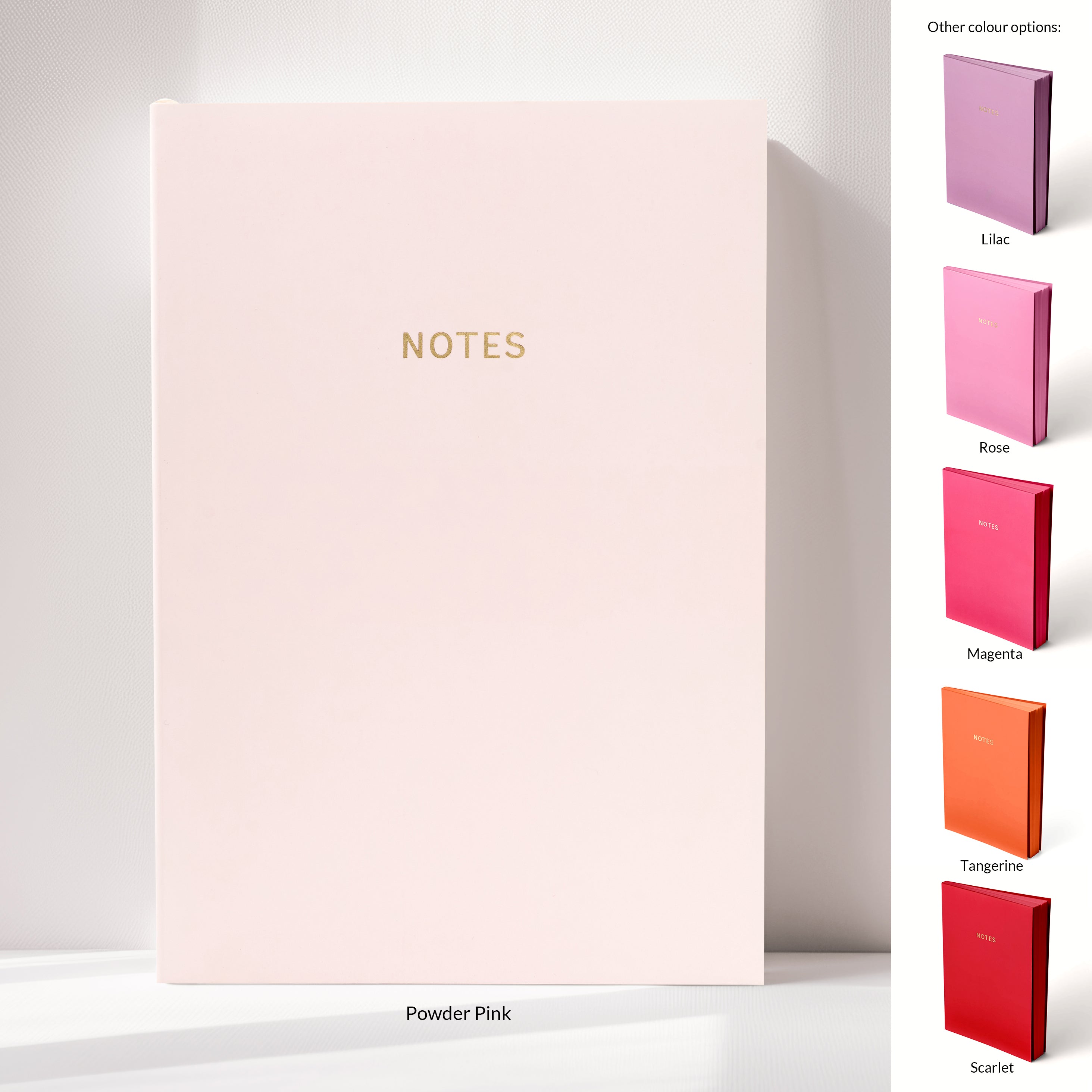 A5 Premium Notebook - Powder Pink