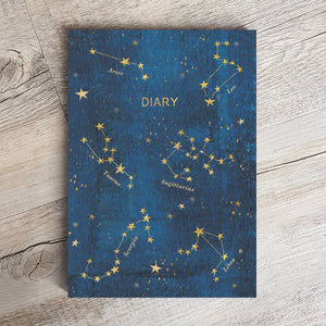 Weekly Diary Planner "2025" | Undated Start Anytime | Week to view | Zodiac Star sign | Gift for Her