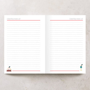 Personalised Christmas Planner Journal | Personalisation Gift for Her